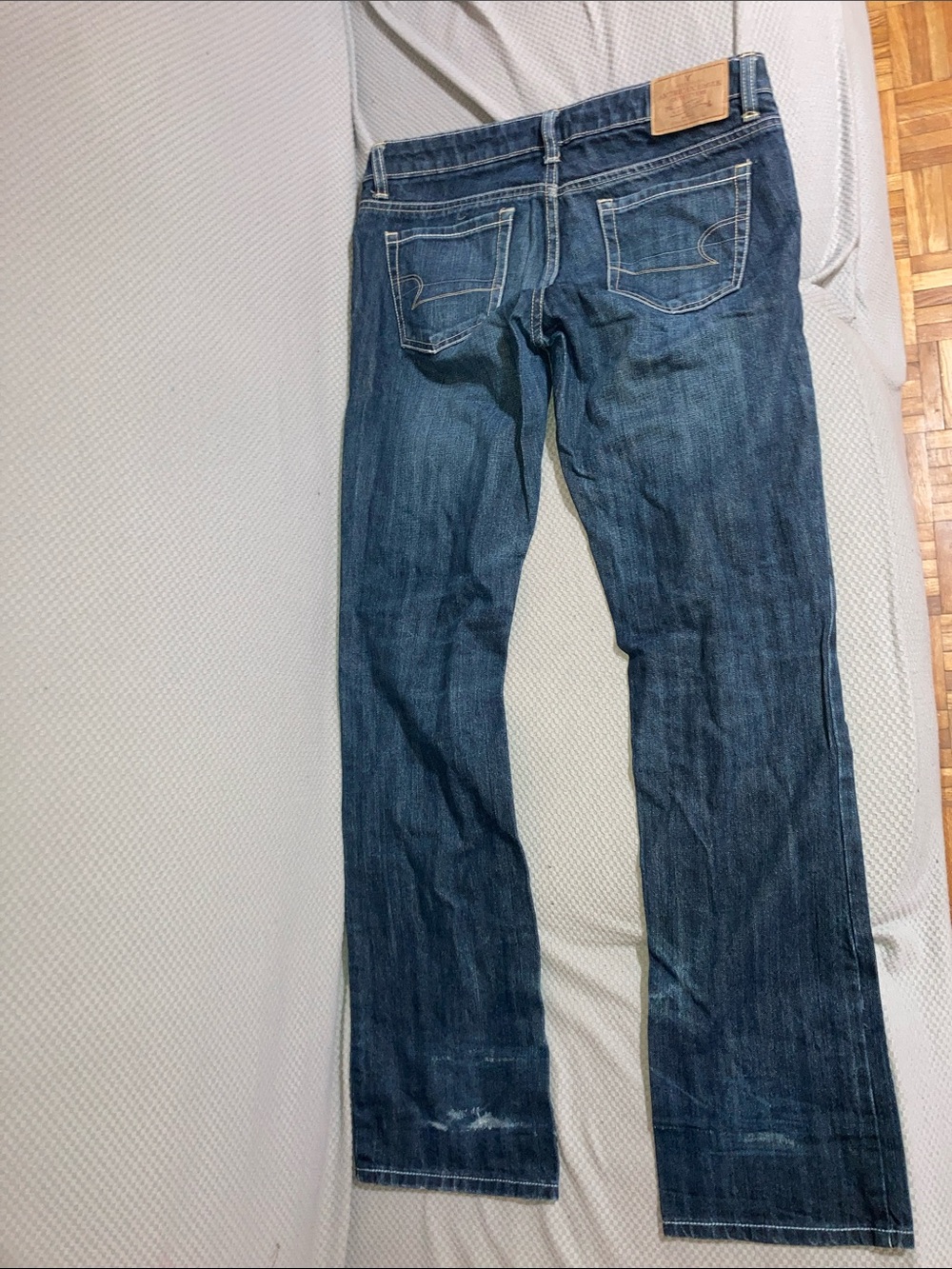 American Eagle Outfitters Dark Blue Flare Jeans - Picture 9 of 10